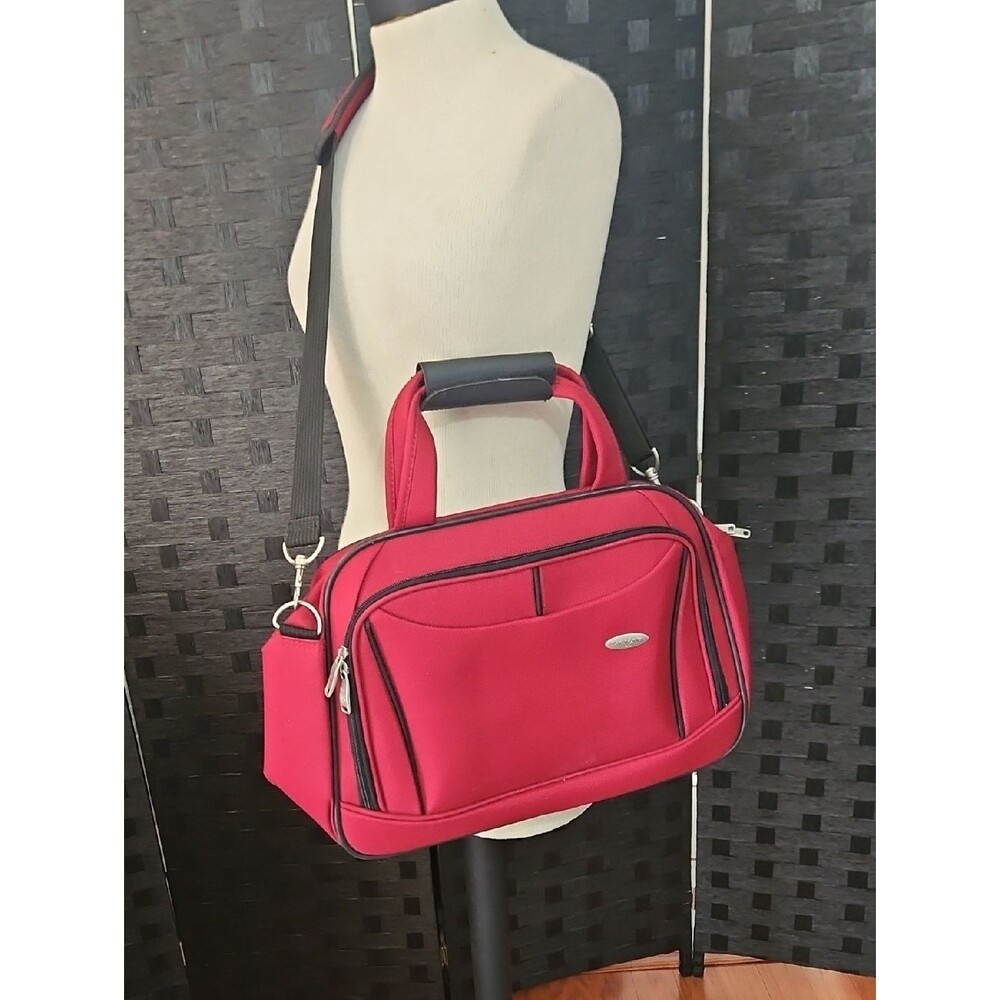 NWOT Samsonite 1910 Wine Laptop Bag with Detachable Shoulder Strap